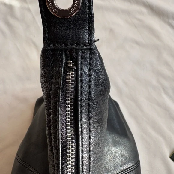 longchamp le pliage cuir medium tote - Picture 6 of 16